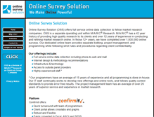 Tablet Screenshot of onlinesurveysolution.com